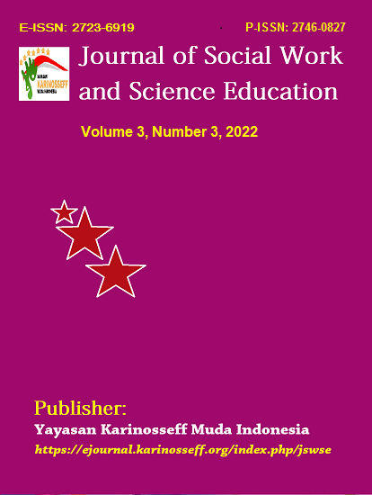 					View Vol. 3 No. 3 (2022): Journal of Social Work and Science Education
				