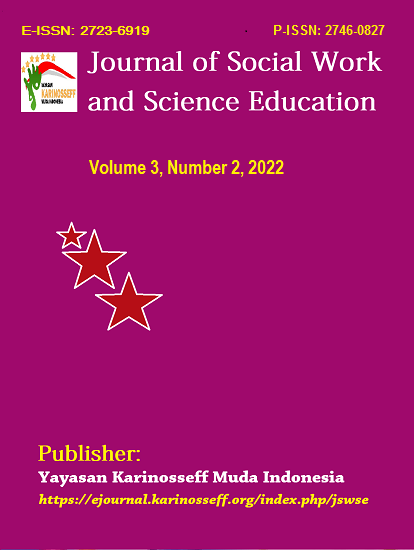 					View Vol. 3 No. 2 (2022): Journal of Social Work and Science Education
				
